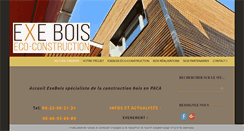 Desktop Screenshot of exe-bois.com